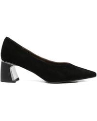 SERGIO MORETTI FIRENZE - Pointed-Toe Block-Heel Pumps - Lyst