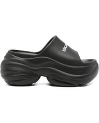 KARL LAGERFELD - Kontour Platform Slide - Lyst