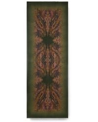 Etro - Wool Scarf With Faded Print And Paisley Motif - Lyst