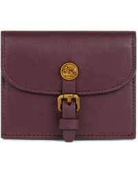 Etro - Small Pony Leather Card Holder - Lyst