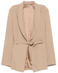 Imperial - Belted Shawl-Lapel Jacket - Lyst