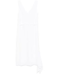 Peserico - Midi-Jurk Met Kralendetail - Lyst