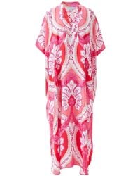 Melissa Odabash - Carlotta Lace-Up Maxi Dress - Lyst