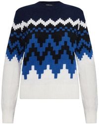Canada Goose - Thelon Crew Geometric-Pattern Sweater - Lyst