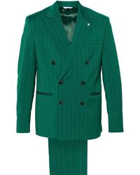 Manuel Ritz - Pinstripe Double-breasted Suit - Lyst