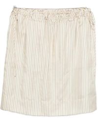 TOTEME - Striped Mini Skirt - Lyst