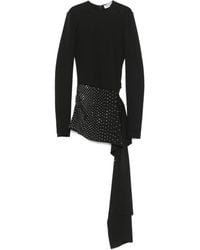 The Attico - Abito Corto Asimmetrico - Lyst