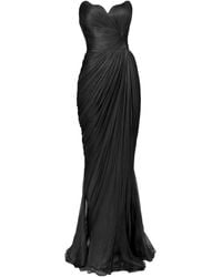 IRIS SERBAN - Pleated-bodice Dress - Lyst