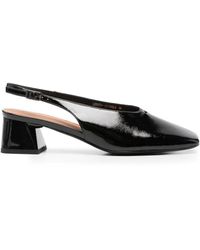 Linda Baumann - Patent-Finish Slingback Pumps - Lyst