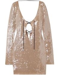 16Arlington - Solarium Sequin-Embellished Minidress - Lyst