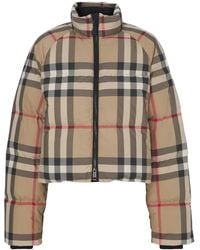 Burberry - Steppjacke mit Vintage Check - Lyst