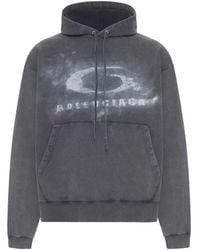 Balenciaga - Faded Crayon Loop Oversize Hoodie - Lyst