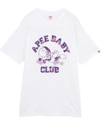 AAPE BY A BATHING AP - Apee Baby Club T-Shirt - Lyst