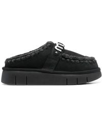 Mou - Slippers con letras del logo - Lyst