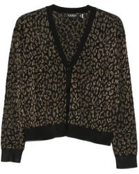 Ralph Lauren - Vest Met Dierenpatroon En V-Hals - Lyst