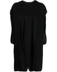 The Row - Draped Silk Mini Dress - Lyst