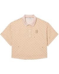 Lacoste - Polo Oversize À Imprimé Graphique - Lyst