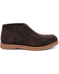 Poche Paris - Cipele Suede Slip-On Boots - Lyst