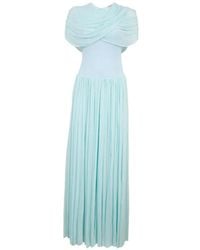 Jonathan Simkhai - Nancie Draped Maxi Dress - Lyst