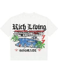 GODMADE - Rich Living Graphic-Print T-Shirt - Lyst