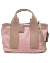 Furla - Mini Piuma Canvas Tote Bag - Lyst