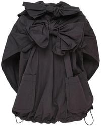 Comme des Garçons - Top Con Cuentas Y Cordones En El Dobladillo - Lyst