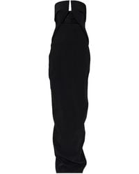 Rick Owens - Strapless Cutout Maxi Dress - Lyst