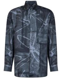 Costumein - Floral-Print Silk Shirt - Lyst