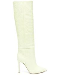 Paris Texas - Crocodile-Texture Stiletto Long Boots - Lyst