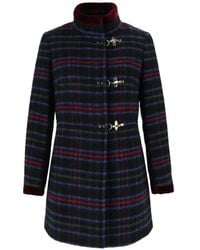 Fay - Cappotto Virginia A Quadri - Lyst