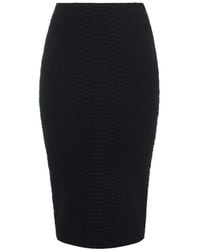 Elisabetta Franchi - Snake-Pattern Knit Skirt - Lyst
