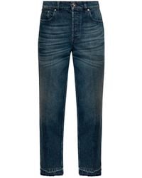 Lanvin - Jean À Patch Logo - Lyst