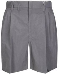 Maison Margiela - Pleated Four-Stitch Shorts - Lyst