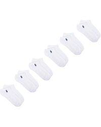 Polo Ralph Lauren - Polo Pony Cotton-Blend Socks (Pack Of Six) - Lyst