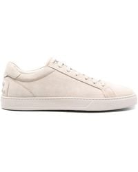 Tod's - Logo-print Suede Sneakers - Lyst