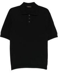 Zanone - Polo De Manga Corta Con Botones - Lyst