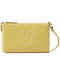 Pinko - Logo-Embossed Clutch Bag - Lyst