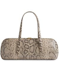 Mugler - Aurora Snakeskin-Effect Shoulder Bag - Lyst