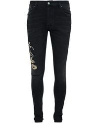 Amiri - Dragon-Embroidered Jeans - Lyst