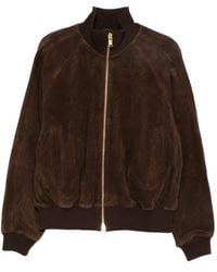 Baracuta - ジップアップ スエードジャケット - Lyst