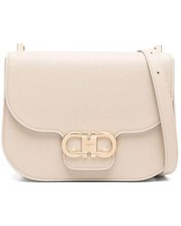 Ferragamo - Double Gancini Cross Body Bag - Lyst