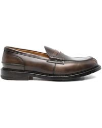 Premiata - Penny Slot Detail Leather Loafers - Lyst