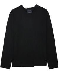 Yohji Yamamoto - Long-Sleeve Wool T-Shirt - Lyst
