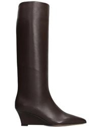 3Juin - Wini Wedge-Heel Pointed-Toe Boots - Lyst