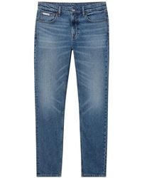 Calvin Klein - Jean Effiloché À Effet Usé - Lyst