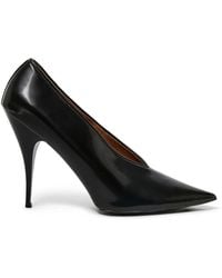 Stella McCartney - Pointed-Toe Heeled Pumps - Lyst
