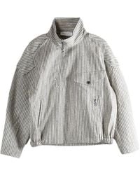 Kiko Kostadinov - Striped Zipped Jacket - Lyst