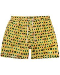 MC2 Saint Barth - Short De Bain Imprimé À Lien De Resserrage - Lyst