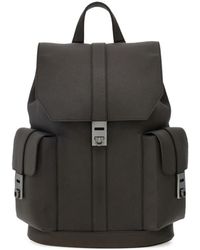 Ferragamo - Mochila utility de piel - Lyst