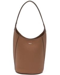 BOSS - Lenah Leather Bucket Bag - Lyst
